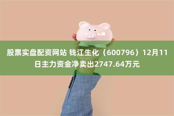 股票实盘配资网站 钱江生化（600796）12月11日主力资金净卖出2747.64万元