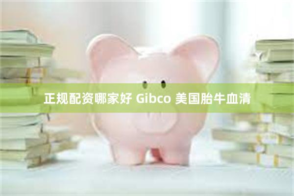 正规配资哪家好 Gibco 美国胎牛血清